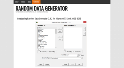 data fake generator