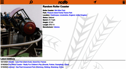 Welcome to Rcdb.com - Roller Coaster DataBase