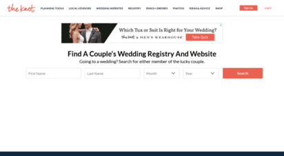 Wedding Registry Search and Website Finder