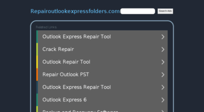 repairoutlookexpressfolders.com