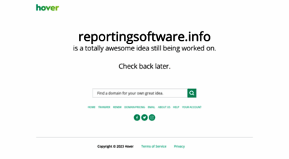reportingsoftware.info