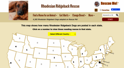 rhodesianridgeback.rescueme.org