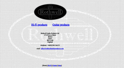 rothwellaudioproducts.co.uk