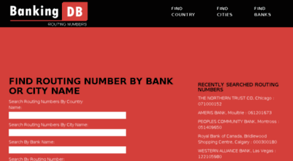 routingnumbers.bankingdb.com