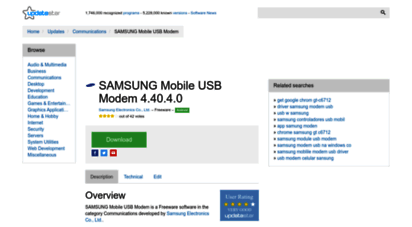 samsung usb modem driver download