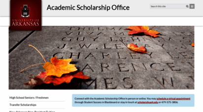 scholarships.uark.edu