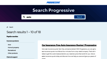 search.progressive.com