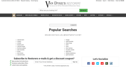search.vandykes.com