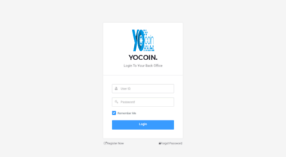 Welcome to Secure.yocoin.org - Login