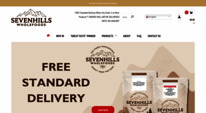 Welcome to Sevenhillswholefoods.com - Organic Wholefoods and