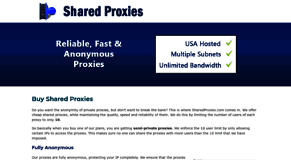 sharedproxies.com