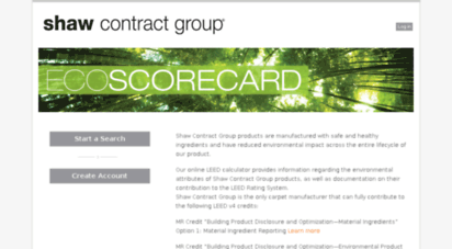 shawcontractgroup.ecoscorecard.com