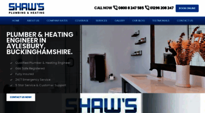 shawsplumbingandheating.co.uk