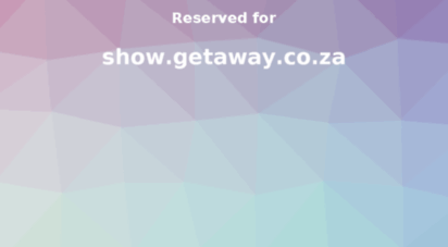 show.getaway.co.za