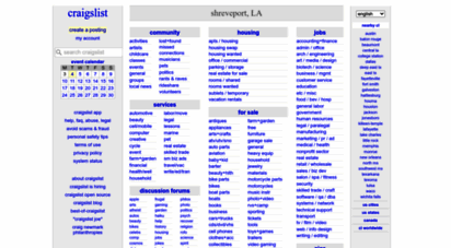 shreveport.craigslist.org