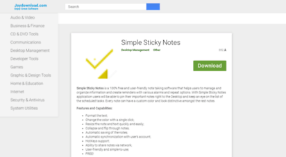 simple-sticky-notes.joydownload.com