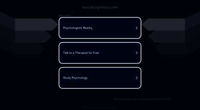 socialcognition.com