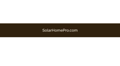 solarhomepro.com