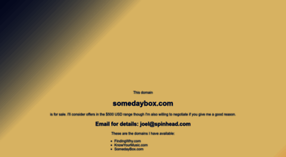 somedaybox.com