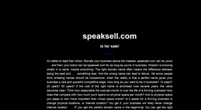 speaksell.com