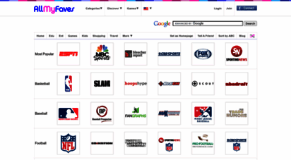 sports.allmyfaves.com