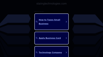 staiingtechnologies.com