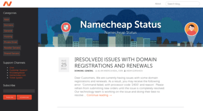 status.namecheap.com