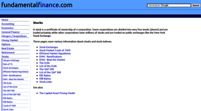 stocks.fundamentalfinance.com