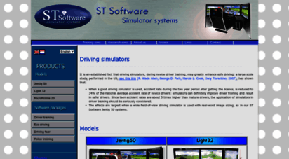 ST Software car driving simulator for driver training, assessment and  research