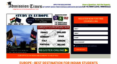 studyineurope.admissiontimes.com