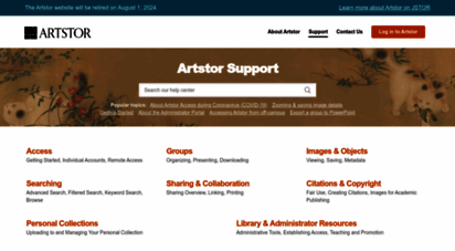 support.artstor.org