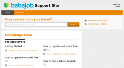 support.babajob.com