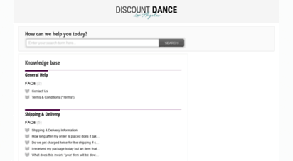 support.discountdance.com