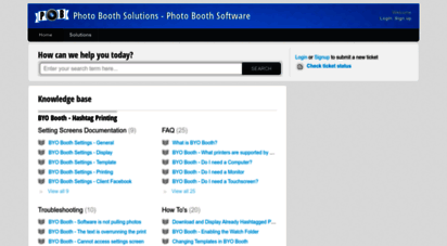 social booth knowledge base