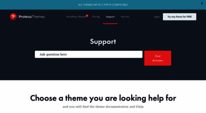 support.proteusthemes.com
