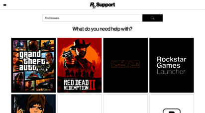 Website information support.rockstargames.com