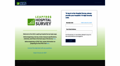 survey.leapfroggroup.org
