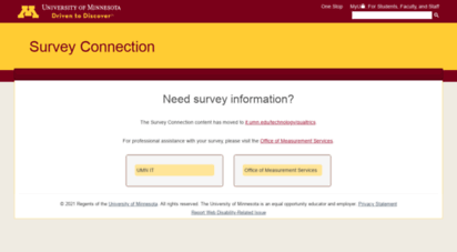 surveys.umn.edu