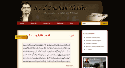 syedzeeshanhaider.com