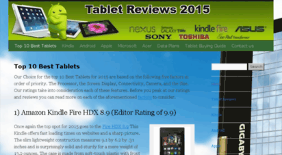 tabletreviews2015.org