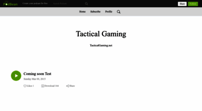 tacticalgaming.podbean.com