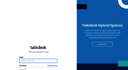 tallerator.mytalkdesk.com