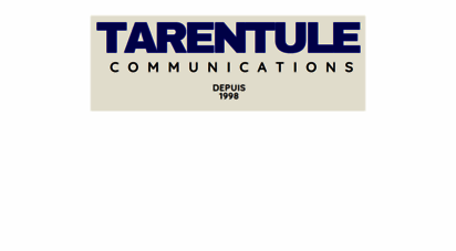 tarentule.com