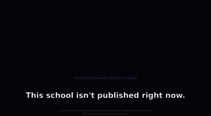 the-jerry-jenkins-writers-guild.usefedora.com