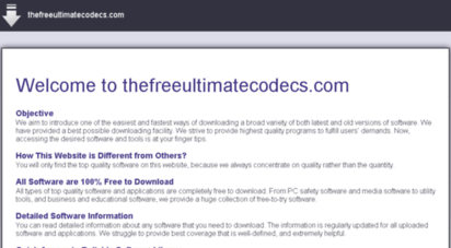 thefreeultimatecodecs.com