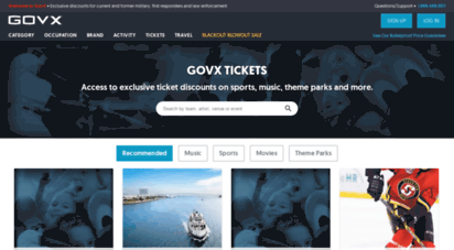 tickets.govx.com