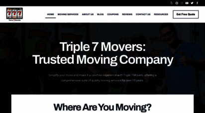 triple7movers.com