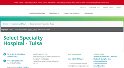 tulsa.selectspecialtyhospitals.com