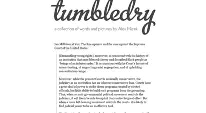 tumbledry.org