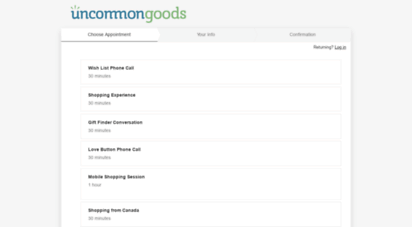 uncommongoods.acuityscheduling.com